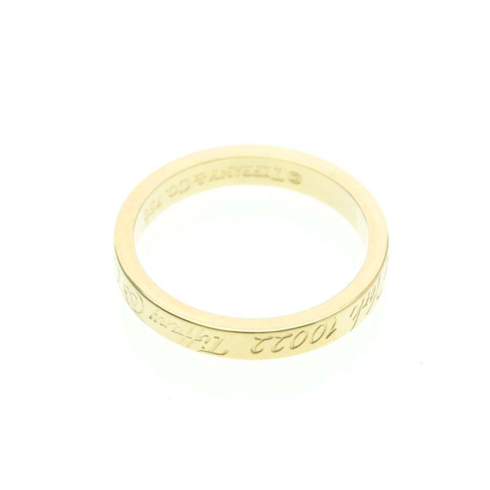 Tiffany Notes Ring Yellow Gold (18K) Fashion No Stone Band Ring Gold - Picture 9 of 9